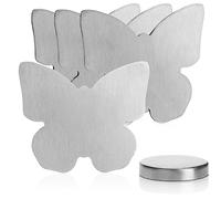 com-four® 4X Poids de Nappe - Poids de Nappe en Acier Inoxydable - Pince magnétique pour Nappe - env. 60 g