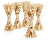 COM-FOUR® 500x brochettes de finger food en bois - longues brochettes en bois pour viande, légumes et fruits - brochettes de barbecue pour la maison, la gastronomie ou les mariages (500 pièces - 25cm)