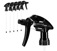 COM-FOUR® 6x accessoire de pulvérisation - tête de pulvérisation avec filetage 28/400 - accessoire avec joint EPDM pour bases, alcools, cétones et acides organiques