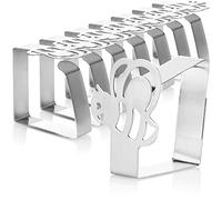 com-four® 8X Pinces à Nappe Premium en Acier Inoxydable - Supports à Tissus pour Linge de Table - Pinces de Table pour l'intérieur et l'extérieur - Clips métalliques (08 pièces/Bourdon)