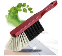 COM-FOUR® Balai à Main en Bois - Balai à Main avec Poils de CRIN - Balai à Main avec Trou de Suspension - env.30 cm (1 pièce)