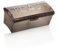 COM-FOUR® Boîte à Pain Grillé - Pour Sandwich et Toast - Avec Couvercle (1 Pièce - Gris)