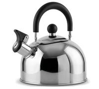 COM-FOUR® Bouilloire 2.0 L rétro en acier inoxydable