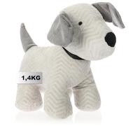 COM-FOUR® Butoir de porte - support de porte lourd - design de chien mignon - accessoire de vie fonctionnel - butoir (Chien Emma)