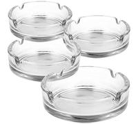 Com-Four ® Cendrier en verre 4x, clair, version solide