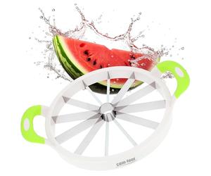 com-four® Coupe-melon pour tous les types de melons - Couteau à melon pour pastèque ou ananas - Ø 28 cm (01 pièces - coupe melon)