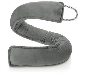 COM-FOUR® Coupe-Vent, Coupe-Vent Extra Lourd avec Cordon, Coupe-Vent Efficace, Bonne étanchéité Contre Les Courants d'air et la Perte de Chaleur, paillasson (Gris foncé)