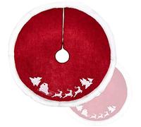 com-four® Couverture d'arbre de Noël - Couverture Ronde d'arbre de Noël pour l'arbre de Noël - sous-Couche de Noël