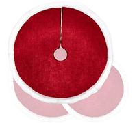 com-four® Couverture Premium pour Sapin de Noël - Protection Contre Les Aiguilles de Pin - Base Ronde pour Arbre Lumineux et Cadeaux - Design de Noël