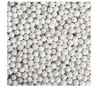 com-four® Décoration de Noël - Belle Neige Artificielle pour Noël - Boule de Neige comme décoration pour la Table, la Porte et la fenêtre (Couleur Argent - Petit)