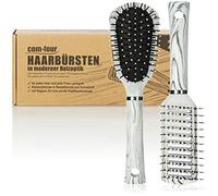 COM-FOUR® Ensemble de 2 brosses à cheveux pour femmes et hommes