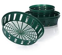 Com-four® Ensemble de 6 Paniers pour Bulbes - Bol de Plantation pour Entreposer des Plants d'Oignons, Paniers à Oignons Verts (22cm 31cm)