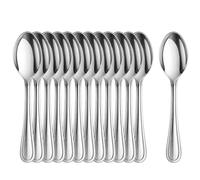 COM-FOUR Lot de 12 mouluettes à thé en acier inoxydable - Couverts élégants au design simple - Moulette à thé - 13,5 cm (12 pièces - 13,5 cm)