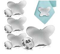 COM-Four Lot de 4 Poids de Nappe magnétique en Acier Inoxydable 55 g