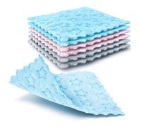 com-four® Lot de 6 Chiffons éponge Motif étoile, torchons Cuisine Vaisselle, lingettes absorbantes ménage Surfaces, Chiffon réutilisable Polyvalent (06 pièces - Motif étoile)