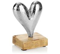 COM-FOUR® Premium Support de décoration cœur, cœur en métal sur Socle