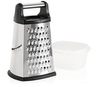 COM-FOUR® Râpe de cuisine avec récipient de collecte, râpe de cuisine | râpe pour fruits - légumes ou fromage