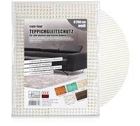 COM-FOUR® Tapis antidérapant pour Moquette, sous-Couche de Moquette Ø 200 | Butée de moquette - Tapis antidérapant blanc - Tapis de tiroir découpable