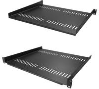 .Com Lot De 2 Étagère 1U Pour Rack Serveur, Étagère Cantilever Ventilée, Pour Armoire 19"", 20Kg, Profondeur De 40Cm[L1216]