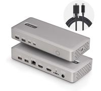 Com Station D'Accueil Usb4,Usb-C 40Gbps,Double Hdmi,Jusqu'À 2X 4K 60Hz,Dock Multi-Moniteur,6X Usb,2.5Gbe