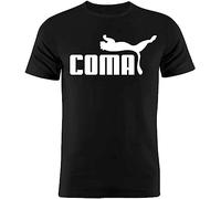 Coma T-Shirt Graphic Top Printed Shirt Short-Sleeve Tee Mens Size L