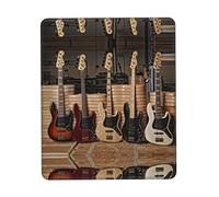 COMAAM Tapis de souris en caoutchouc pour guitare basse et instruments de musique multi-tailles (vertical)