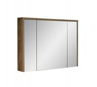 COMAD Armoire de Salle de Bain avec Miroir Hampton, Armoire Suspendue avec Miroir, Miroir, Meuble de Salle de Bain Moderne, Style Industriel