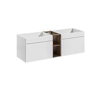 COMAD Ensemble Meubles sous Vasque - 140 Cm - Emblematic White