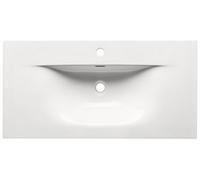 Comad Sky lavabo 91x46 cm rectangulaire encastrée blanc SKY90/DP-8099