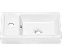Comad Veda lavabo 40x22 cm rectangulaire de meuble blanc brillant UM-VEDEA40