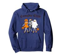 Comadre Crew Squelette Jack-O-Lantern Ghost Home Girls Sweat à Capuche