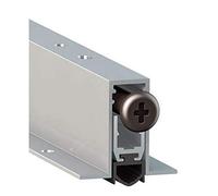 Comaglio Boudin de porte automatique avec ailettes latérales, série 520 « Made in Italy », pour portes en bois et aluminium, longueur 83 cm, raccourcissable de 200 mm