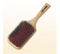 Comair Brosse en Bois Avec Soies Naturelles, 13-reihig Paddle Kissenbürste