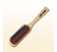 Comair Brosse en Bois Avec Soies Naturelles, 6-reihig Paddle Brosse Kissenbürste
