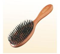 Comair Cheveux Brosse Bois Avec Wildschweinborste 11-reihig Paddle Kissenbürste