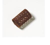 Comair Dévidoir Métal Floqué, 65 MM Long 28 MM Braun Bigoudis