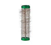 Comair Lot de 12 bigoudis avec poils Longueur 63 mm