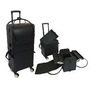 Comair Mallette en cuir noir 750x360x235mm