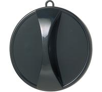 Comair Miroir de salon "Executive" rond 29 cm noir