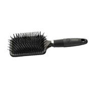 Comair Paddle Brosse Carré Avec Loupe , 13-reihig Noir Avec Gummikissen