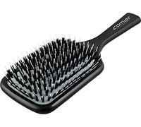 Comair Paddle Brush Azzuro sz/turquoise, 13 rangs, picots en nylon et poils de sanglier