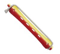 Comair Permanent Wraps Long - 12 Pieces 9mm - Yellow/Red