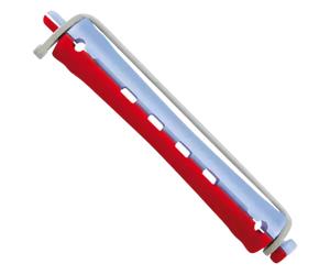 Comair Permanent Wraps Long - 12pc 11mm - Blue/Red