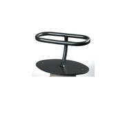 Comair Repose-pieds Oslo Noir Support Pied Pour Salon De Coiffure