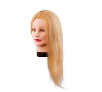 Comair Tête De Pratique Lilly Blond 40 Cm Cheveux Humains Naturels