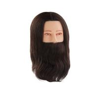 Comair Tête D'Exercice Paul Brun, 35 Cm Cheveux Humains Réels