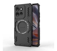 COMAKU Coque Armor pour Motorola Edge 50 Neo - Housse Antichoc en TPU+PC Rigide avec Fonction Magnétique - Noir