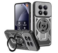 COMAKU Coque Armor pour Xiaomi Redmi Note 15 5G/Xiaomi Poco M8 5G, qualité Housse TPU+PC Antichoc avec Invisible Anneau Béquille - Gris