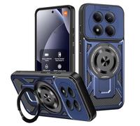 COMAKU Coque Armor pour Xiaomi Redmi Note 15 5G/Xiaomi Poco M8 5G, qualité Housse TPU+PC Antichoc avec Invisible Anneau Béquille - Bleu