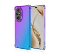 COMAKU Coque Honor 200 Pro - Housse Ultra Légère et Fine en TPU avec Protection Antichoc, Élégant Dégradé Transparent Etui pour Honor 200 Pro - Bleu Violet